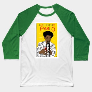 Augustus Pablo Roots Reggae Folk Art Baseball T-Shirt